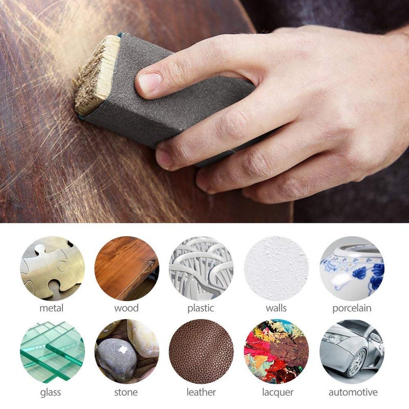 eQualle Sandpaper | 9"" x 11"" | Grit 80 | Extra Coarse | 10 Sheets | High Abrasive | Woodworking | Metal Finishing - Image 3